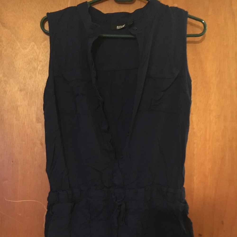 Dark blue short a.n.a Romper. Size medium